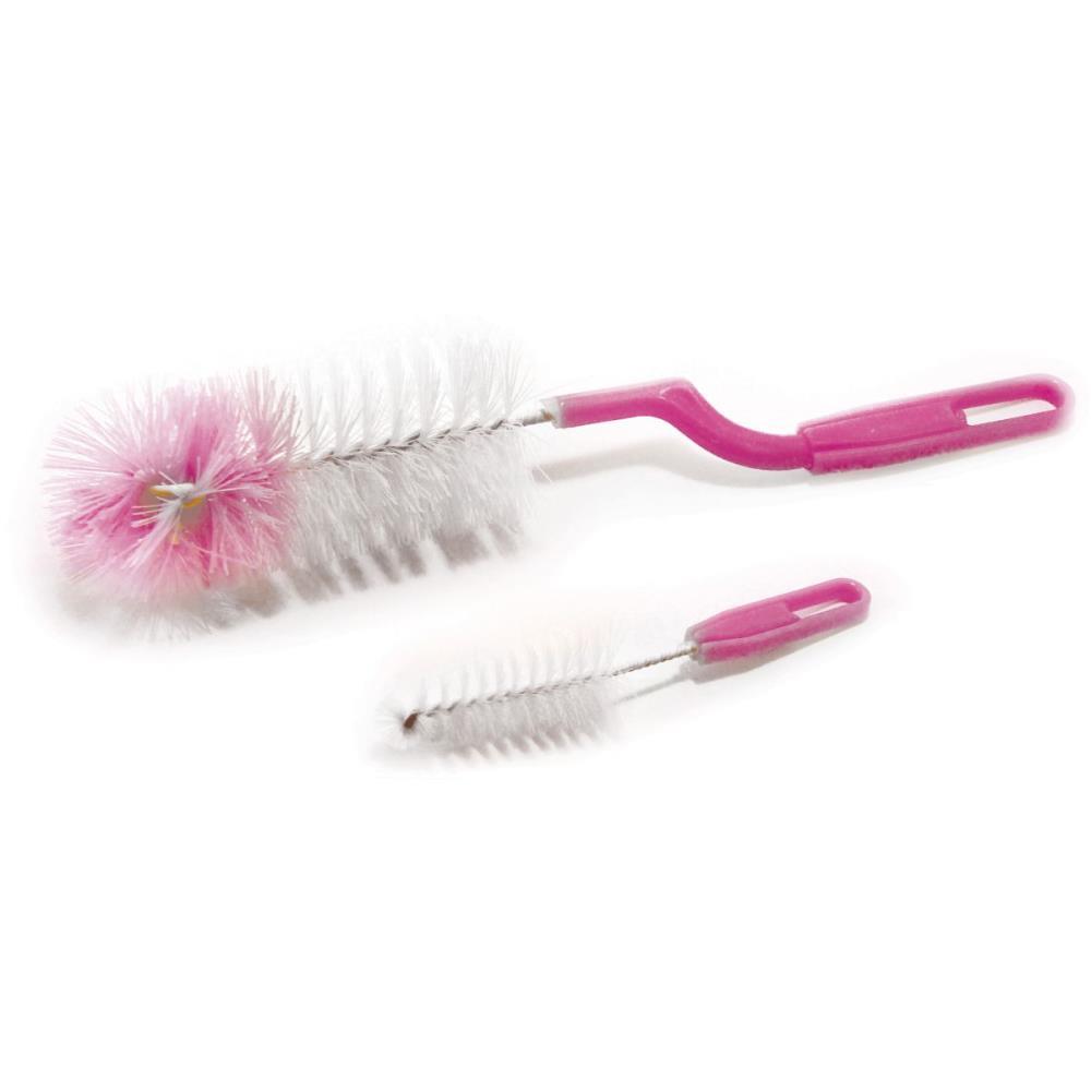 Amamentacao Escova P/Mamadeira e Bico Rosa - Imagem 2