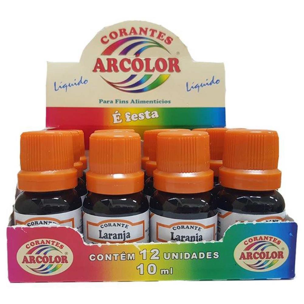 Corante Liquido Alimenticio Laranja 10ML. - Imagem 2