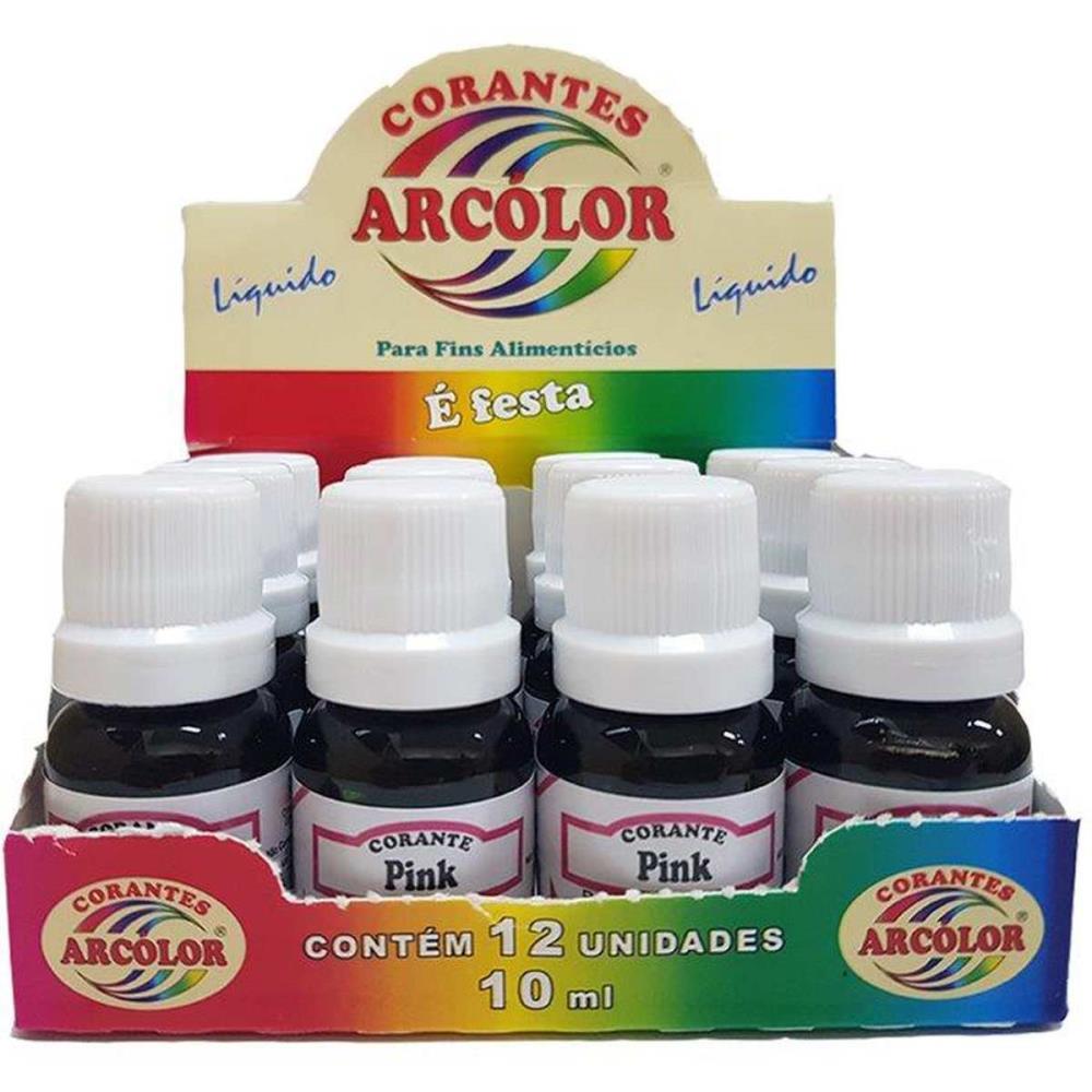 Corante Liquido Alimenticio Pink 10ML. - Imagem 2