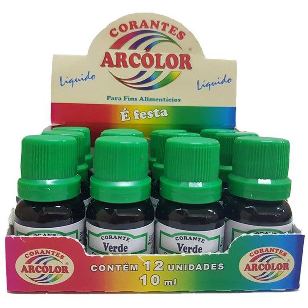 Corante Liquido Alimenticio Verde 10ML. - Imagem 2