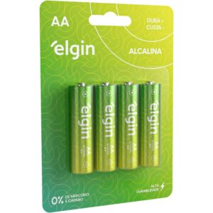 Pilha Alcalina Pequena Aa