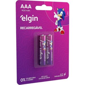 Pilha Recarregavel Palito Aaa 900MAH 1.2V