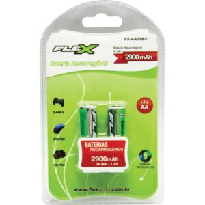 Pilha Recarregavel Pequena Aa 2900MAH 1.2V.