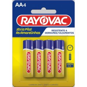 Pilha Zinco Pequena Aa 48BLISTERS X 4UNID.