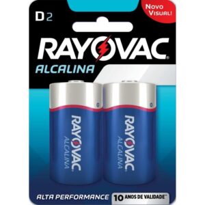 Pilha Alcalina Grande D 12 Blisters X 2 Unid