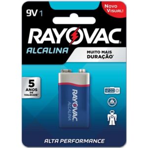 Pilha Bateria 9V Alcalina 12 Blisters X 1 Unid.