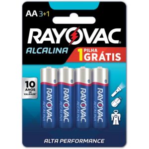 Pilha Alcalina Pequena Aa Leve 4 Pague 3