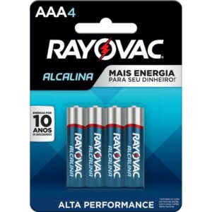 Pilha Alcalina Palito Aaa 12 Blisters X 4 Un.
