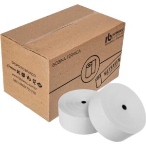 Bobina Termica Relogio Ponto 57MMX300M Branca 44G