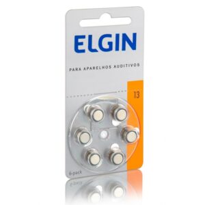 Pilha Bateria Aparelho Aud. Zinco Ar 1,4V 13