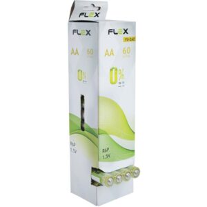 Pilha Zinco Pequena Aa 1,5V Tubo C/60PILHA