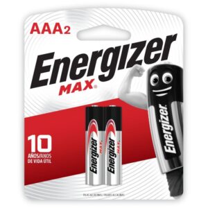 Pilha Alcalina Palito Aaa Energizer Max