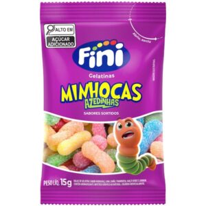 Doce Minhocas Azedinhas 15G.