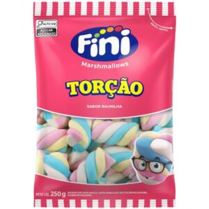 Doce Marshmallow Colorido 250G