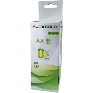 Pilha Zinco Pequena Aa 1,5V Tubo C/40PILHA