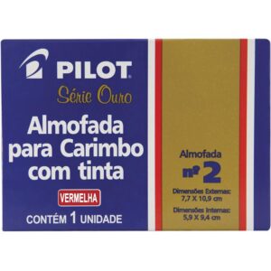 Almofada Carimbo N.2 Vermelha - Imagem 3