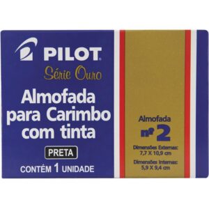 Almofada Carimbo N.2 Preta - Imagem 3