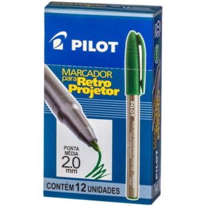 Caneta Retroprojetor 2.0MM Marcador Verde - Imagem 1