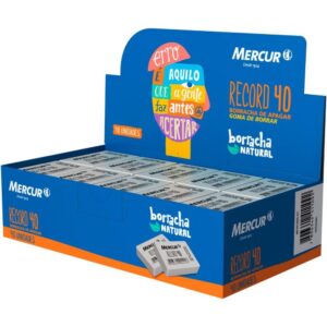 Borracha Branca 40 Record Branca - Imagem 1
