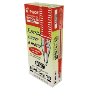 Caneta Esferografica Bps-Grip 1.6MM Vermelha - Imagem 2
