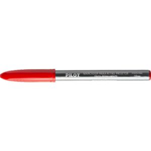 Caneta Retroprojetor 1.0MM Marcador Vermelho - Imagem 1