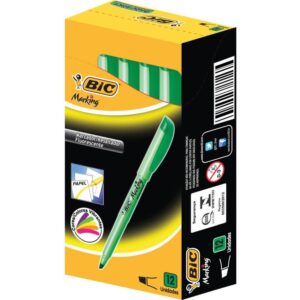 Caneta Marca Texto Marking Verde Limao - Imagem 1