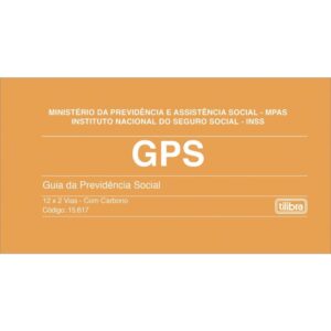 Impresso Previdencia Social Carne GPS 12X2 Vias 204X104MM - Imagem 1