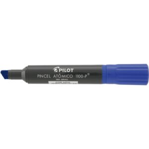 Pincel Marcador Permanente Atomico 1100P Azul Recarreg. - Imagem 2