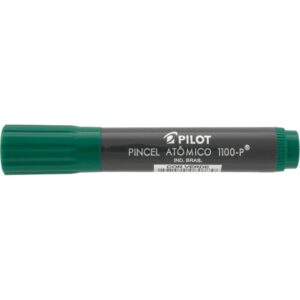 Pincel Marcador Permanente Atomico 1100P Verde Recarreg. - Imagem 1