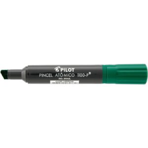 Pincel Marcador Permanente Atomico 1100P Verde Recarreg. - Imagem 2