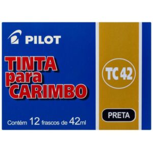 Tinta para Carimbo 42ML Preto - Imagem 2