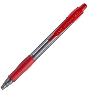 Caneta Esferografica Retratil Bpgp-S Supergrip 1.0MM Vermelh - Imagem 2