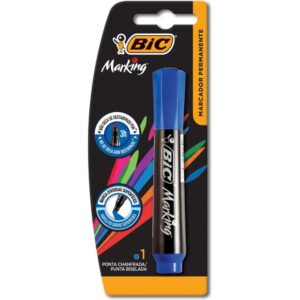 Pincel Marcador Permanente Marking Azul - Imagem 1