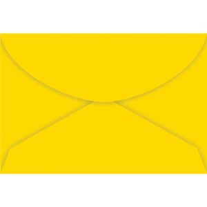 Envelope Colorido Visita Amarelo Color Plus 80G. - Imagem 1