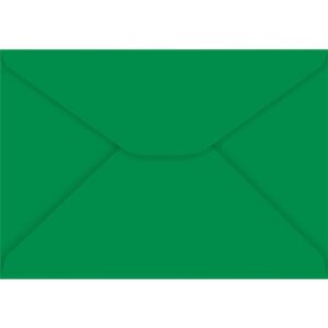 Envelope Colorido Carta 114X162MM Verde Escuro 85G - Imagem 1