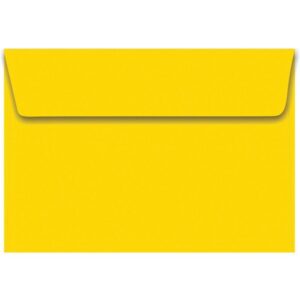 Envelope Colorido Convite 162X229MM Amarelo C.plus 80G - Imagem 1