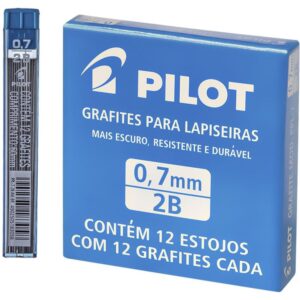 Grafite 0.7MM 2B 12TUBOSX12MINAS Ppl - Imagem 1