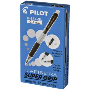 Lapiseira 0.7MM Supergrip H-187 Preta - Imagem 1