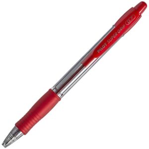 Caneta Esferografica Retratil Bpsg-S Supergrip 0.7MM Vermelh - Imagem 2