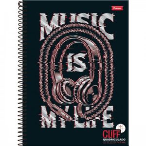Caderno Espiral 1/4 Capa Dura Cliff Masculino 80FLS. - Imagem 6