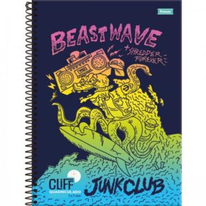 Caderno Espiral 1/4 Capa Dura Cliff Masculino 80FLS. - Imagem 7