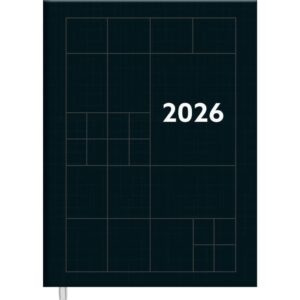 Agenda 2027 Compacta Preta 176F.145X205MM - Imagem 1