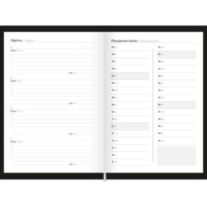 Agenda 2027 Compacta Preta 176F.145X205MM - Imagem 2