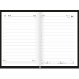 Agenda 2027 Compacta Preta 176F.145X205MM - Imagem 3
