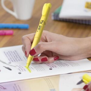 Caneta Marca Texto Marking Amarela - Imagem 5