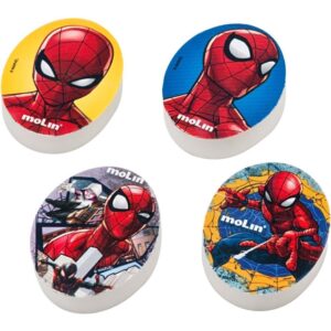 Borracha Decorada Spider Man 4 Modelos - Imagem 1