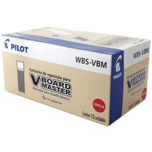 Tinta Marcador Quadro Branco Refil 5,5ML Vermelho Wbs-Vbm - Imagem 2