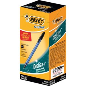 Caneta Esferografica Cristal Soft Preta