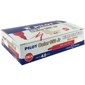 Caneta Hidrografica Color 850L Junior Vermelho