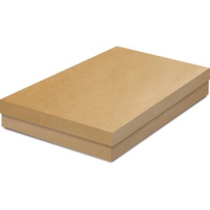 Caixa para Presente com Tampa Retangular Kraft M 30X21X4,5CM - Imagem 2